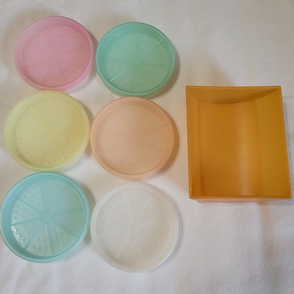 Tupperware Multicolor Coaster Set - Picture 4 of 6